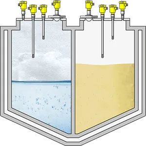 Measurement of level, point level and pressure in the cargo tanks on board