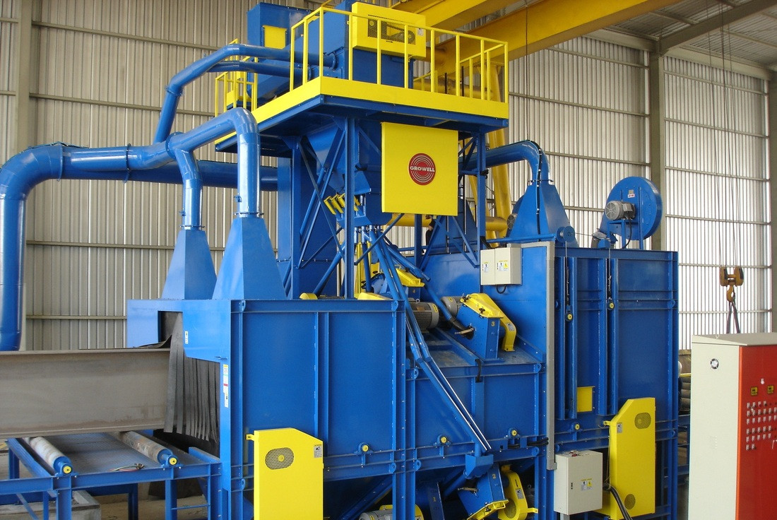 Roller Conveyor Blast Machine