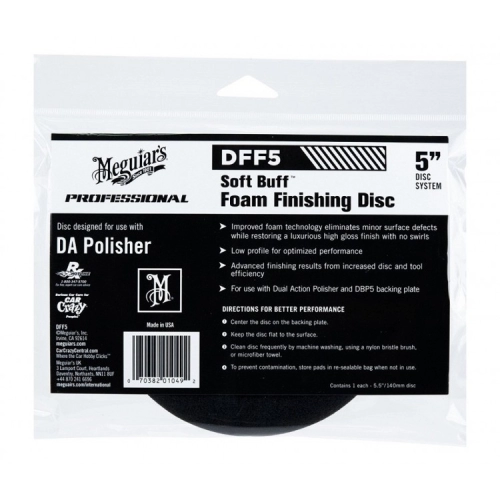 Meguiar’s® DA Foam Finishing Disc 5"