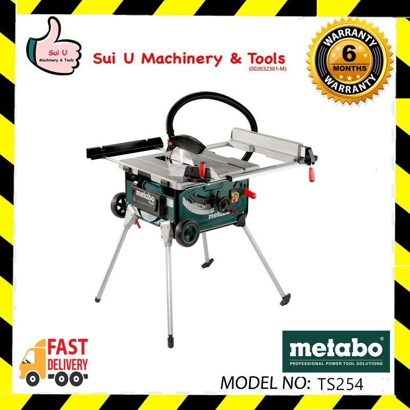 METABO TS254 254MM Table Saw 2000W 
