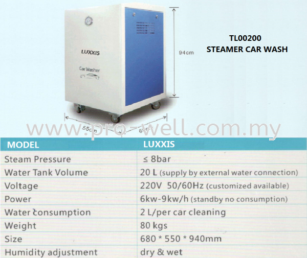 STEAMER CAR WASH Steamer Car Wash Machine Seri Kembangan, Selangor, Malaysia Supplier, Supply, Installation, Services | Pro-Well Sdn Bhd