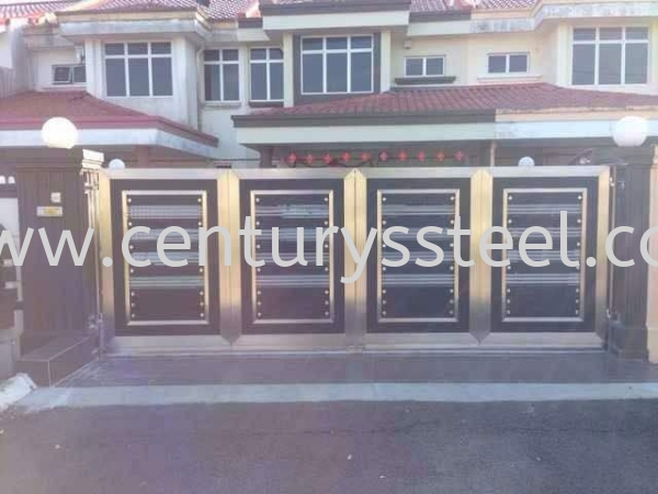  Stainless Steel Main Gate Johor Bahru (JB), Johor, Malaysia, Singapore Supplier, Suppliers, Supply, Supplies | CENTURY STAINLESS STEEL 1 TRADING