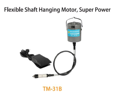 TMT FLEXIBLE SHAFT (92.5CM) HANGING MOTOR 120W 230V 50HZ20,000RPM  WITH TOOL & CASING SET, TM-31B