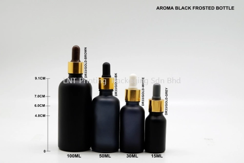 AROMA BLACK FROSTED BOTTLE