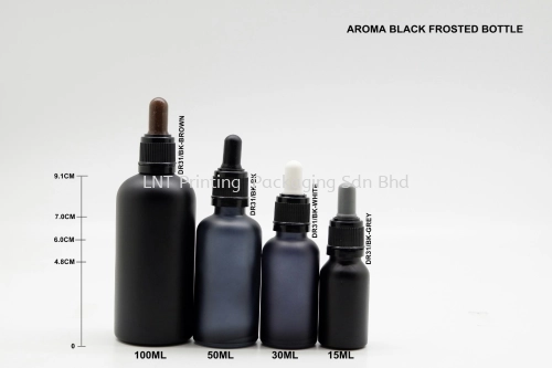 AROMA BLACK FROSTED BOTTLE