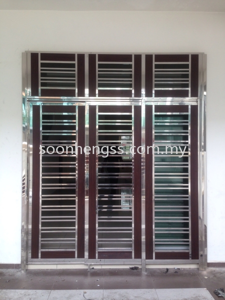  SLIDING DOOR STAINLESS STEEL Johor Bahru (JB), Skudai, Malaysia Contractor, Manufacturer, Supplier, Supply | Soon Heng Stainless Steel & Renovation Works Sdn Bhd