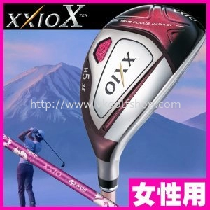 XXIO X Ladies Hybrid (Bordeaux) MP1000L carbon shaft model