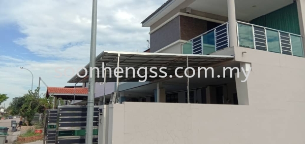  ALUMINIUM COMPOSITE PANEL AWNING STAINLESS STEEL Johor Bahru (JB), Skudai, Malaysia Contractor, Manufacturer, Supplier, Supply | Soon Heng Stainless Steel & Renovation Works Sdn Bhd