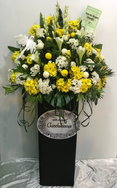 Funeral Arrangements (FA-193) Sympathy / Condolences Flower Arrangement Funeral Arrangement Kuala Lumpur (KL), Selangor, Malaysia Supplier, Suppliers, Supply, Supplies | Shirley Florist