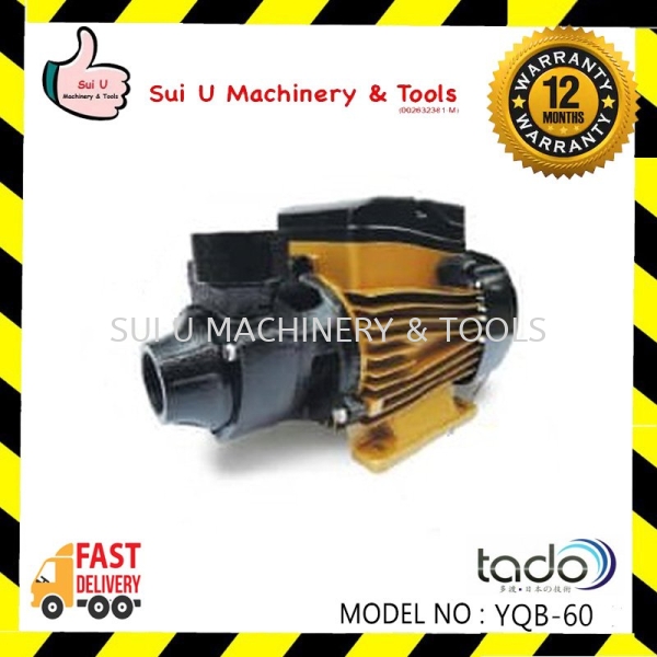 TADO YQB-60 Electric Water Pump 0.37kw 0.5hp Auto Pump Water Pump Kuala Lumpur (KL), Malaysia, Selangor, Setapak Supplier, Suppliers, Supply, Supplies | Sui U Machinery & Tools (M) Sdn Bhd