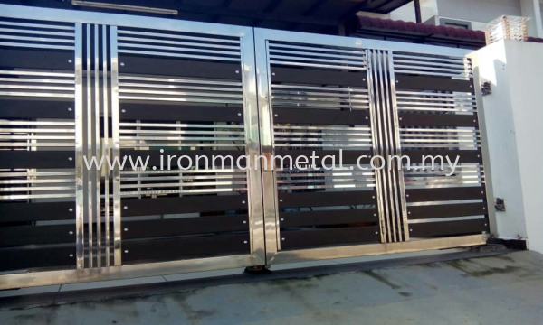  Main Gate Stainless Steel Johor Bahru (JB), Skudai, Malaysia Contractor, Service | Iron Man Metal Work