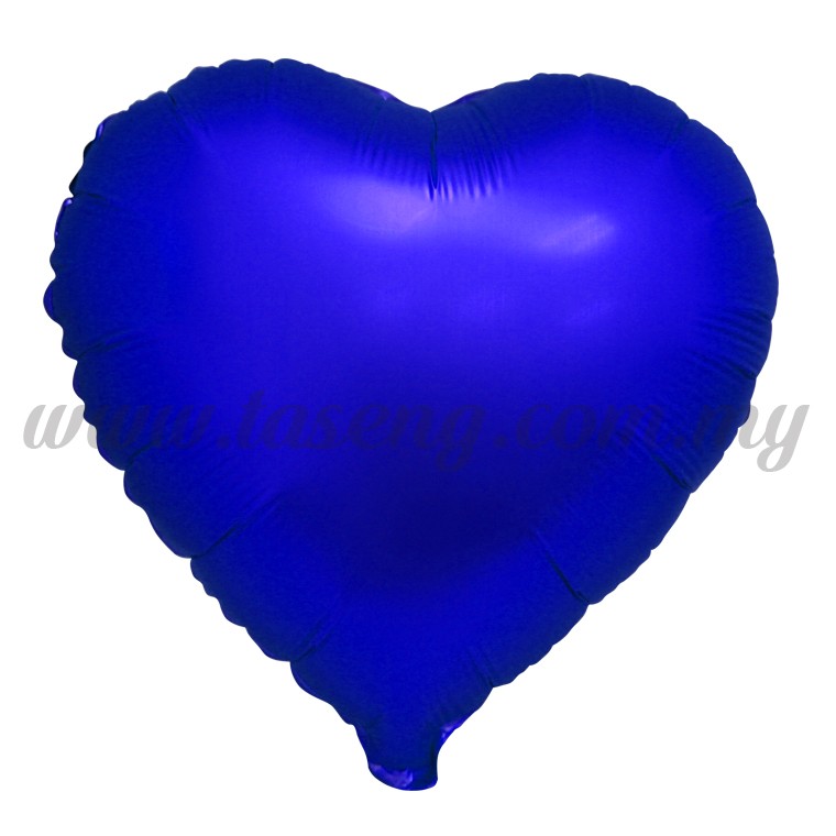 Foil Balloon Matt Heart Shape - Dark Blue (FB-SLB076-DB)