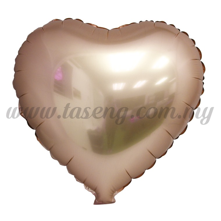 Foil Balloon Matt Heart Shape - Rose Gold (FB-SLB076-RG)