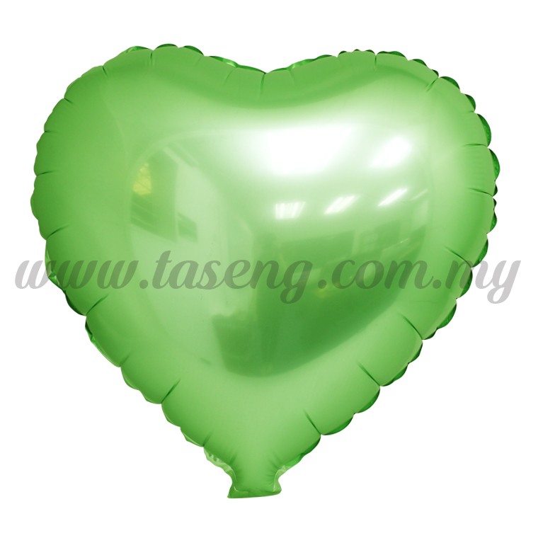 Foil Balloon Matt Heart Shape - Lime Green (FB-SLB076-LG)