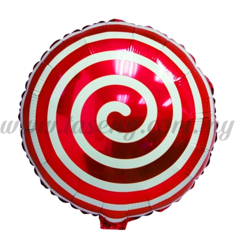 Foil Balloon Lollipop - Red (FB-SLC072-R)