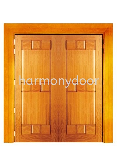 USE-9 USE Series Solid Wooden Main Door Selangor, Malaysia, Kuala Lumpur (KL), Ampang Supplier, Suppliers, Supply, Supplies | Harmony Door Enterprise