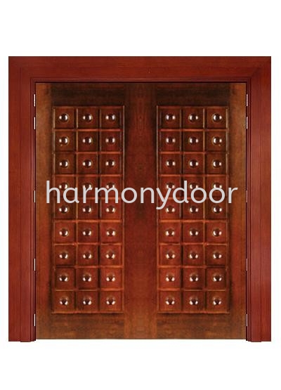 USE-3 USE Series Solid Wooden Main Door Selangor, Malaysia, Kuala Lumpur (KL), Ampang Supplier, Suppliers, Supply, Supplies | Harmony Door Enterprise