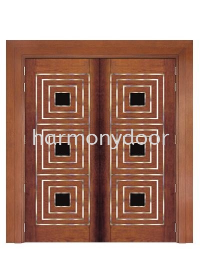 USG-120 USG Series Solid Wooden Main Door Selangor, Malaysia, Kuala Lumpur (KL), Ampang Supplier, Suppliers, Supply, Supplies | Harmony Door Enterprise