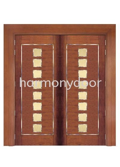 USL-4 USL Series Solid Wooden Main Door Selangor, Malaysia, Kuala Lumpur (KL), Ampang Supplier, Suppliers, Supply, Supplies | Harmony Door Enterprise