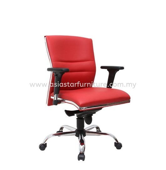 ZOLO LOW BACK DIRECTOR CHAIR | LEATHER OFFICE CHAIR AMPANGAN N.SEMBILAN