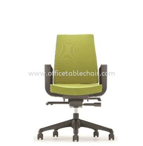 CLOVER EXECUTIVE LOW BACK FABRIC CHAIR WITH ROCKET NYLON BASE ACV 6112F