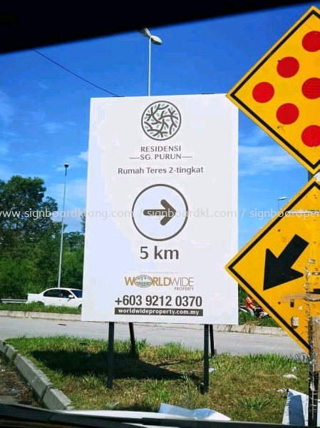 Worldwide Roard Direction signage at Kajang Kuala Lumpur  DIRECTION SIGNBOARD Kuala Lumpur (KL), Malaysia Supplies, Manufacturer, Design | Great Sign Advertising (M) Sdn Bhd