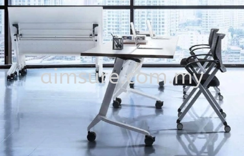 Heavy Duty Folding table with castor n modesty panel