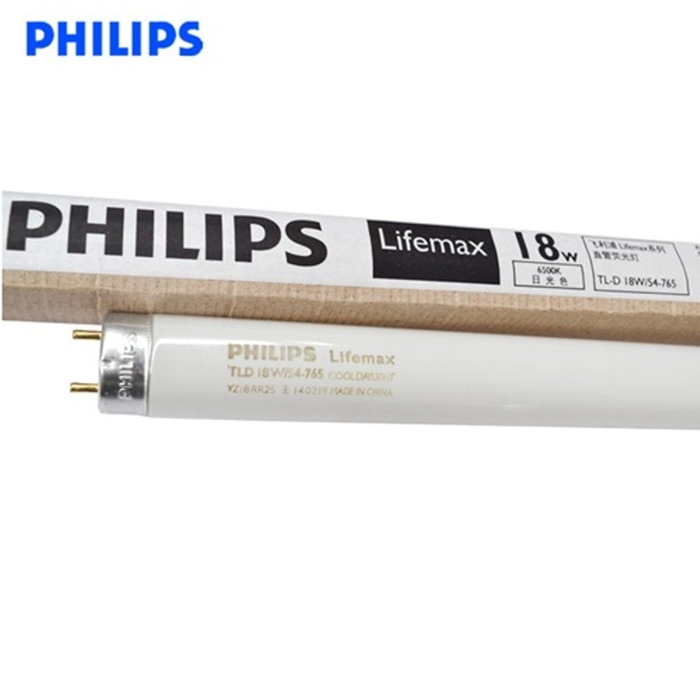 PHILIPS TL-D LIFEMAX STANDARD COLOURS 18W/54-765 G13 2FT T8 FLUORESCENT TUBE 928048008601