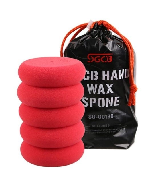 SGCB Hand Wax Applicator UFO 3cm Thickness Sponge (pack of 5) (SGGD191)