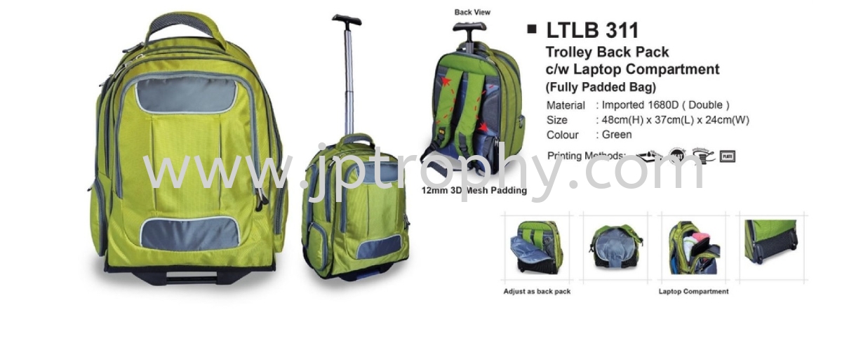 LTLB 311 Trolley Luggage Bag Souvenir Johor Bahru (JB), Malaysia, Kluang,  Bandar Baru Uda Supplier, Suppliers,