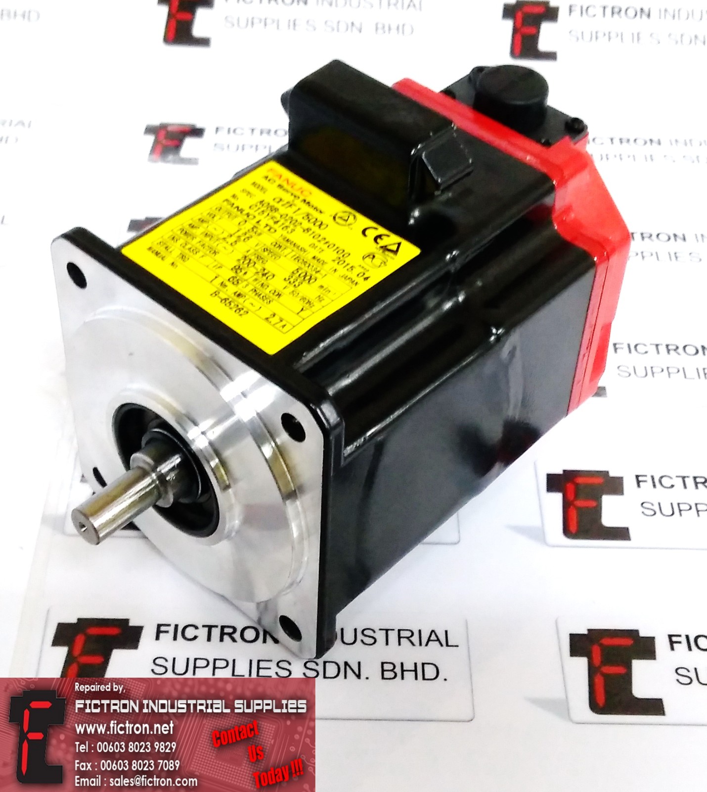 A06B-0202-B102 A06B 0202 B102 FANUC AC SERVO MOTOR REPAIR IN MALAYSIA 1Yr WARRANTY