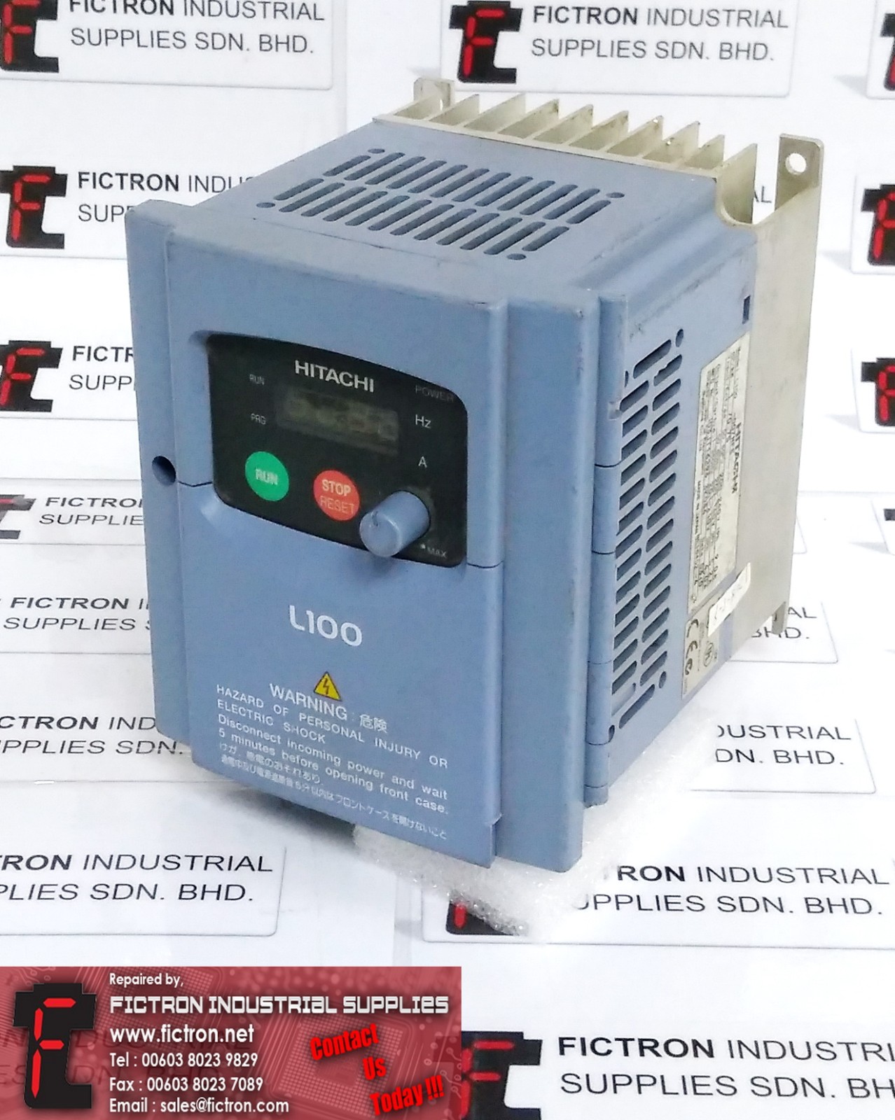 L100-007NFE L100 007NFE HITACHI INVERTER 360HZ 200-250V 3PH  REPAIR IN MALAYSIA 1Yr WARRANTY