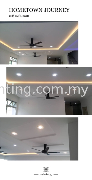   Plaster Ceiling + Wiring + Lighting ~ Offer  Johor Bahru JB Skudai Renovation | One Stop Lighting & Renovation