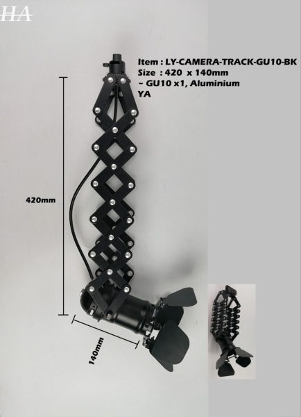 LY-CAMERA-TRACK-GU10-BK Track Light Johor Bahru (JB), Johor, Malaysia. Supplier, Suppliers, Supplies, Supply | HT Lighting Sdn Bhd