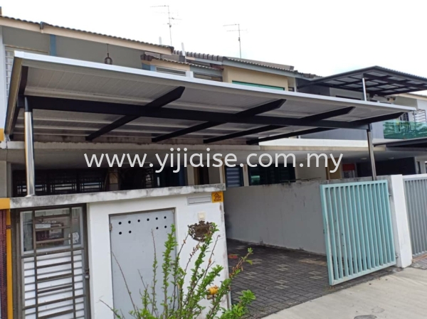 AWNING PU METAL AWNING Metal Works (Grill) Johor Bahru (JB), Gelang Patah, Malaysia, Taman Pelangi Service, Contractor | Yijia Iron Steel Engineering Sdn Bhd