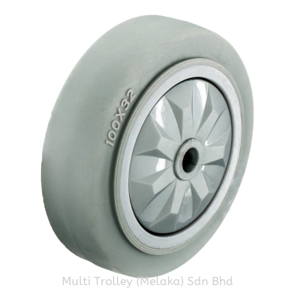 Grey Rubber Wheel Castor & Wheel Malaysia, Melaka Supplier, Suppliers, Supply, Supplies | Multi Trolley (Melaka) Sdn Bhd