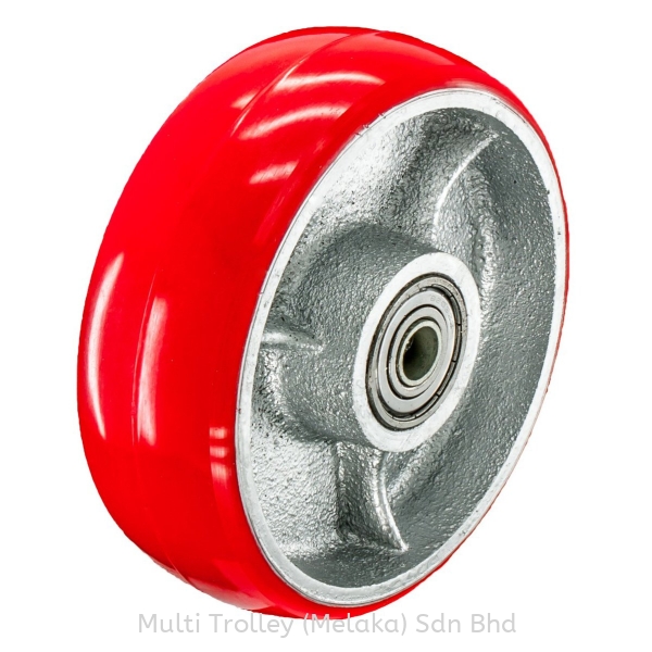 Round Surface Iron Core PU Wheel Castor & Wheel Malaysia, Melaka Supplier, Suppliers, Supply, Supplies | Multi Trolley (Melaka) Sdn Bhd