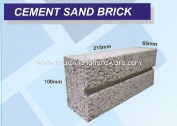 cement sand brick Others Johor Bahru (JB), Malaysia Supplier, Supply, Wholesaler | CHUAN HENG HARDWARE PAINTS & BUILDING MATERIAL