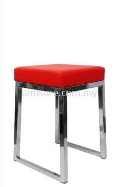 Low square bar stool AIM816-L