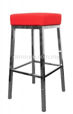 High square bar stool AIM816-H