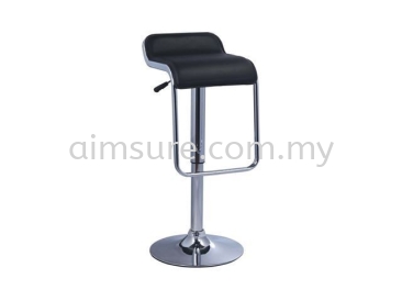 High bar stool with adjustable height AIM824-H