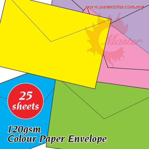 6.5" x 4.5" Color Envelopes Simili Color Envelopes ɫŷ Envelopes ŷ Petaling Jaya (PJ), Selangor, Kuala Lumpur (KL), Malaysia. Supplier, Supply, Supplies, Service | Sun Master Fancy Paper Sdn Bhd