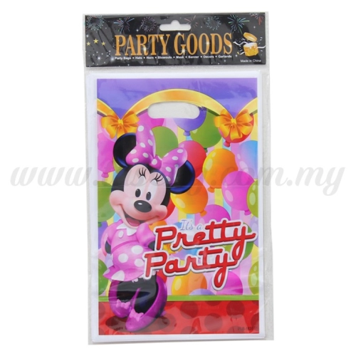 Minnie Mouse Party Loot Bag 1pack *10pcs (P-PLB-1835)