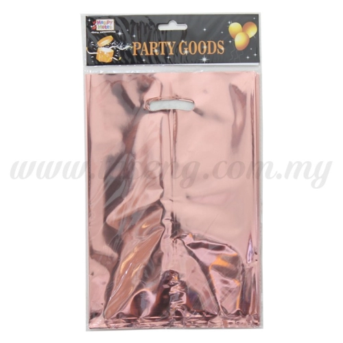 Metallic Party Loot Bag - Rose Gold (P-MPLB-RG)