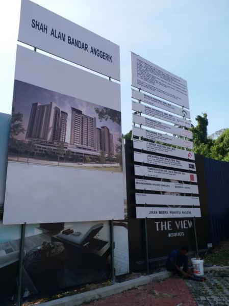 Project Signboard  Project Signage Signages Selangor, Malaysia, Kuala Lumpur (KL), Batu Caves Manufacturer, Maker, Design, Supplier | CP Sign Construction