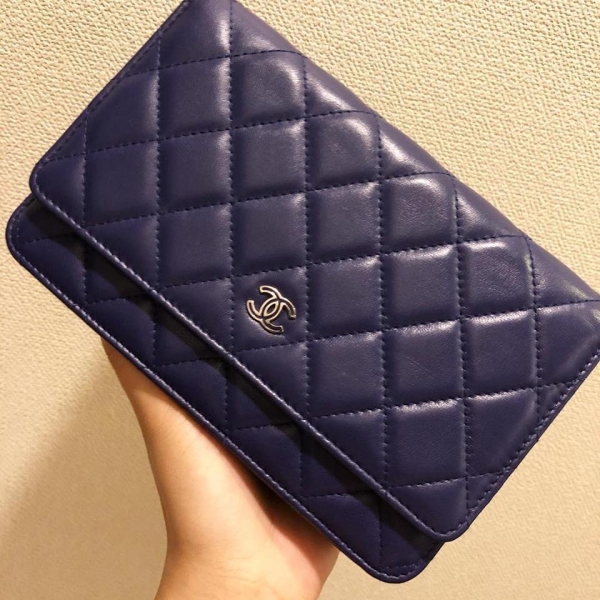 (SOLD) Chanel Wallet on Chain in Purple Blue Lambskin with SHW Chanel Kuala Lumpur (KL), Selangor, Malaysia. Supplier, Retailer, Supplies, Supply | BSG Infinity (M) Sdn Bhd