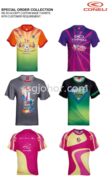 Special Order Collection Event Tee Coneli Sports Attire Johor Bahru (JB), Malaysia, Setia Indah Supplier, Suppliers, Supply, Supplies | Southern Sports & Gifts