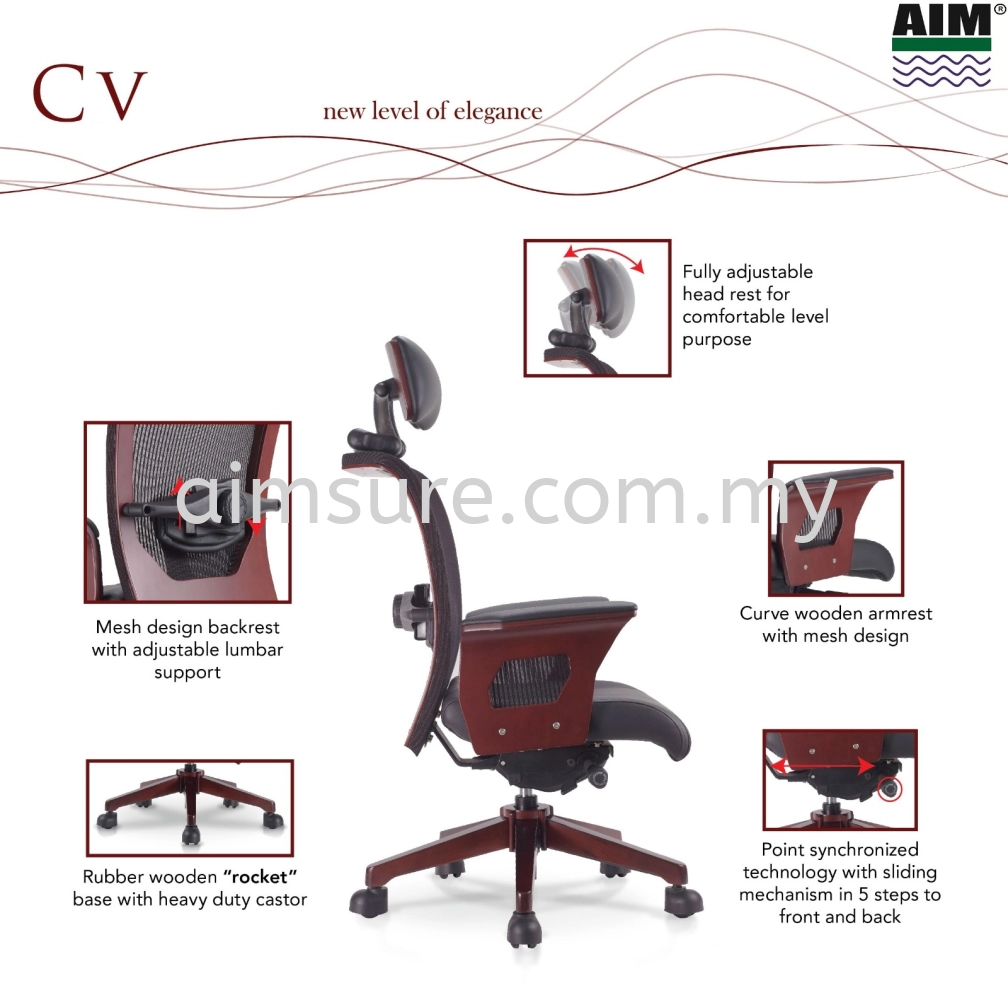 CV Mesh chair Specification