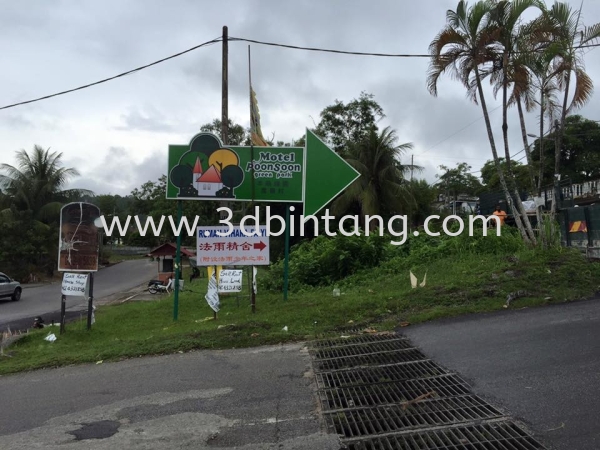  Direction Sign & Notis Sign & Road Sign Signage Penang, Malaysia, Bukit Mertajam Supplier, Manufacturer, Service, Supply | 3D Bintang Kejuruteraan Sdn Bhd