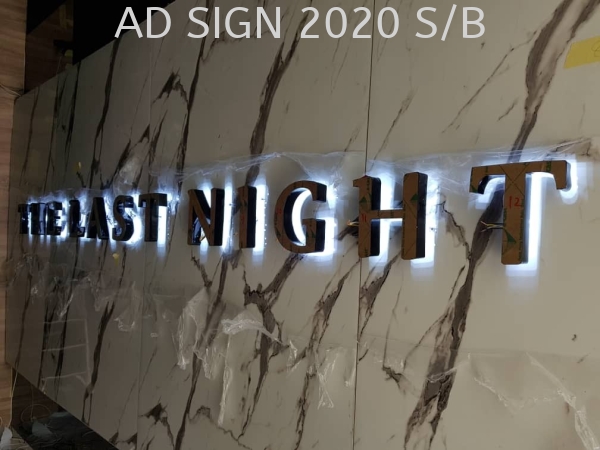 The Last Night_acrylic 3D LED backlit Company / Office Acrylic 3D LED Signage Puchong, Seri Kembangan, Selangor, Kuala Lumpur (KL), Malaysia. Manufacturer, Supplier, Provider, One Stop | AD Sign 2020 Sdn Bhd